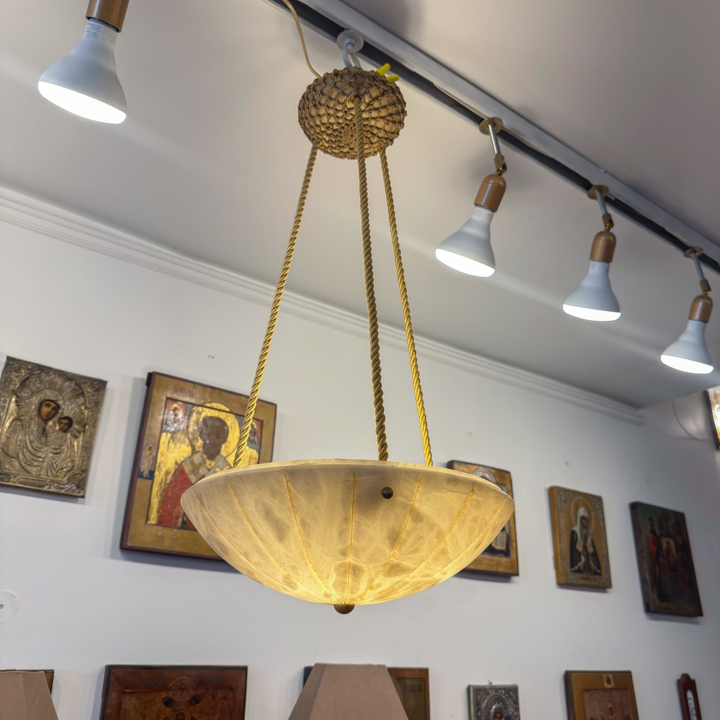 Alabaster Corniche Light Fixture