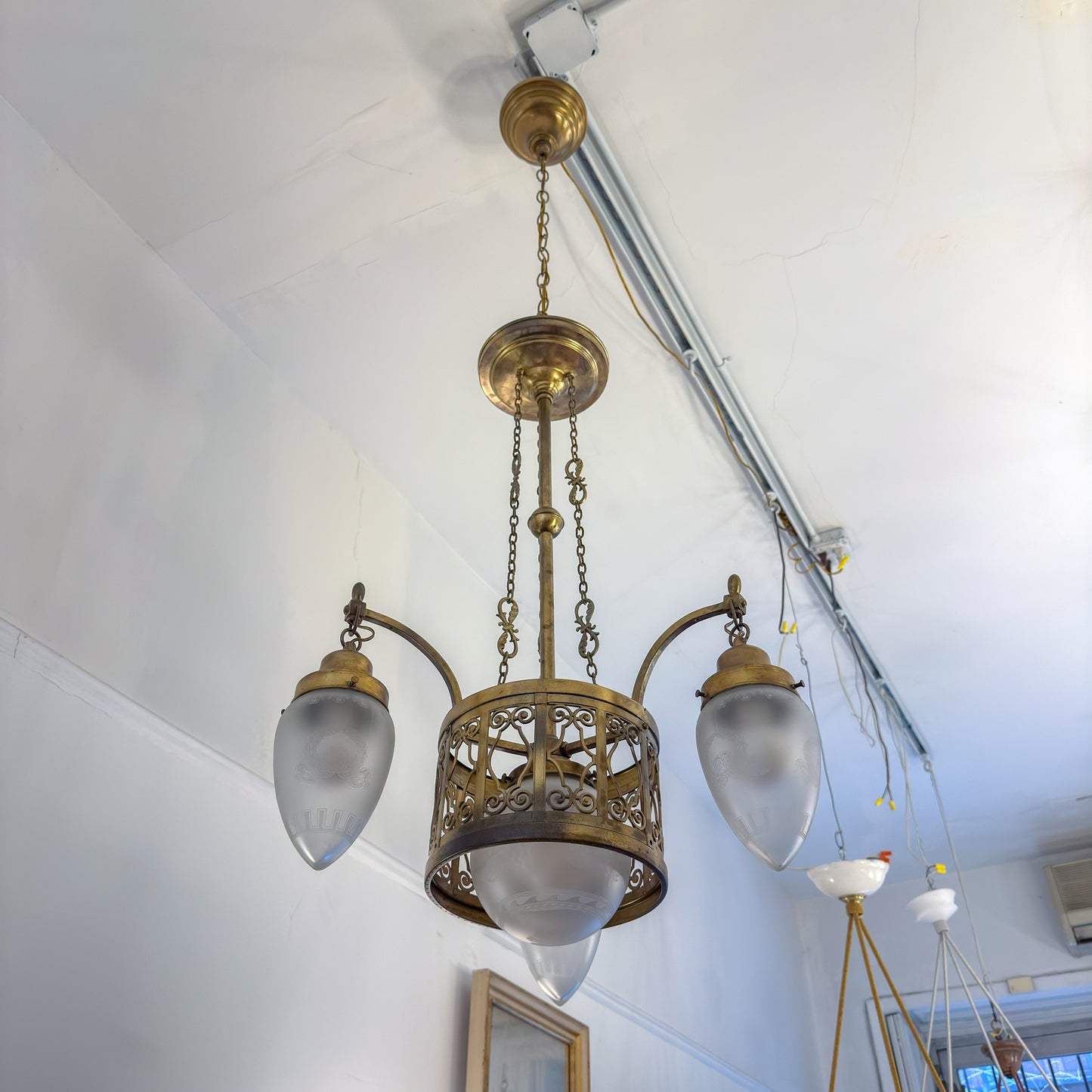 Art Nouveau Light Fixture