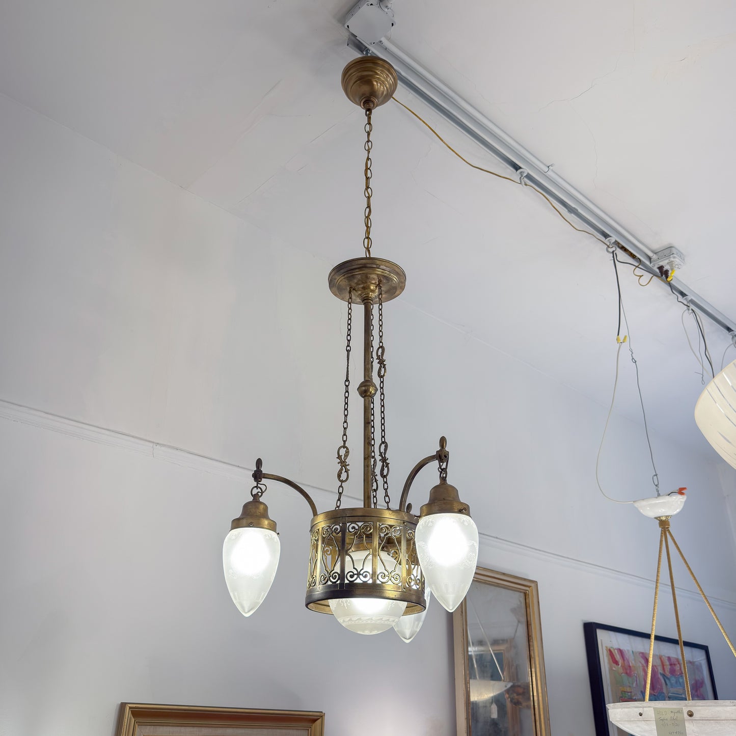 Art Nouveau Light Fixture