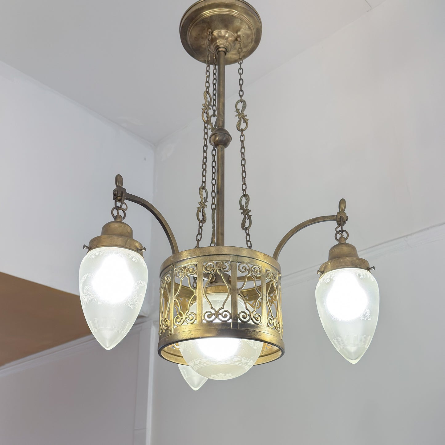 Art Nouveau Light Fixture