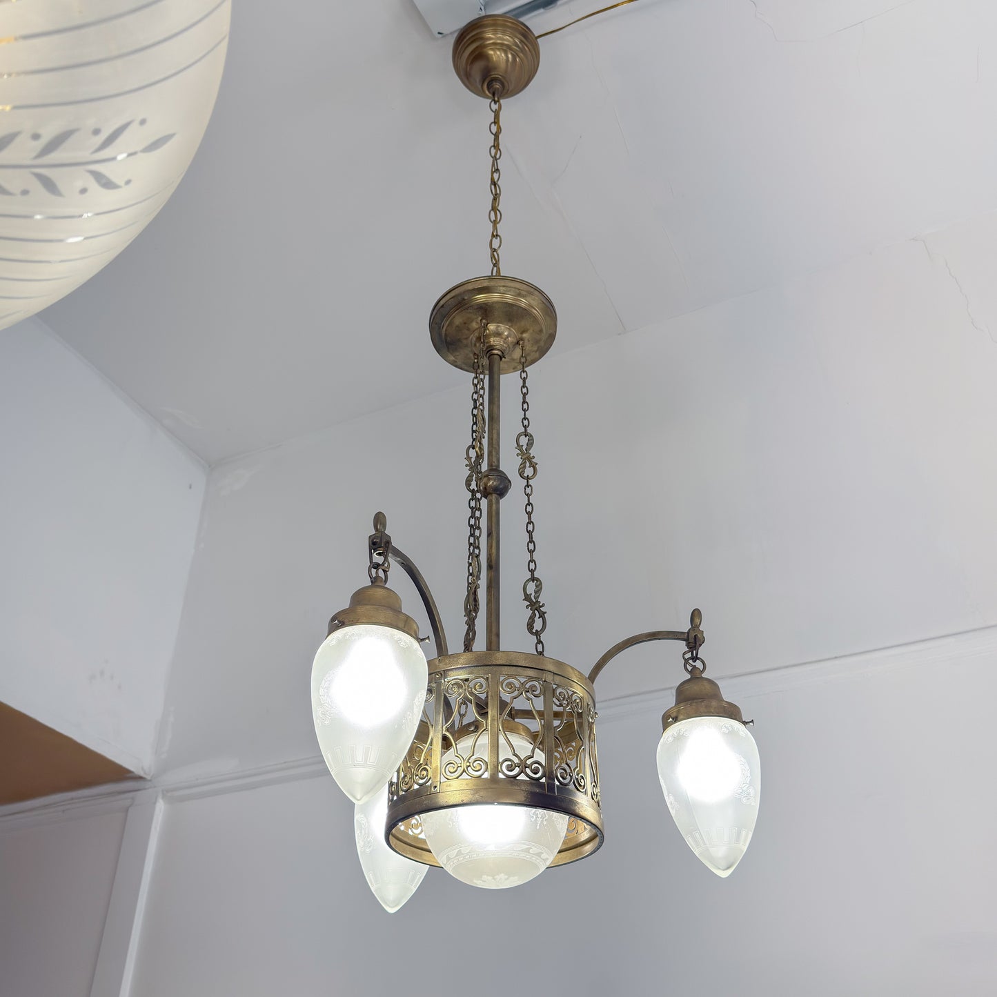 Art Nouveau Light Fixture