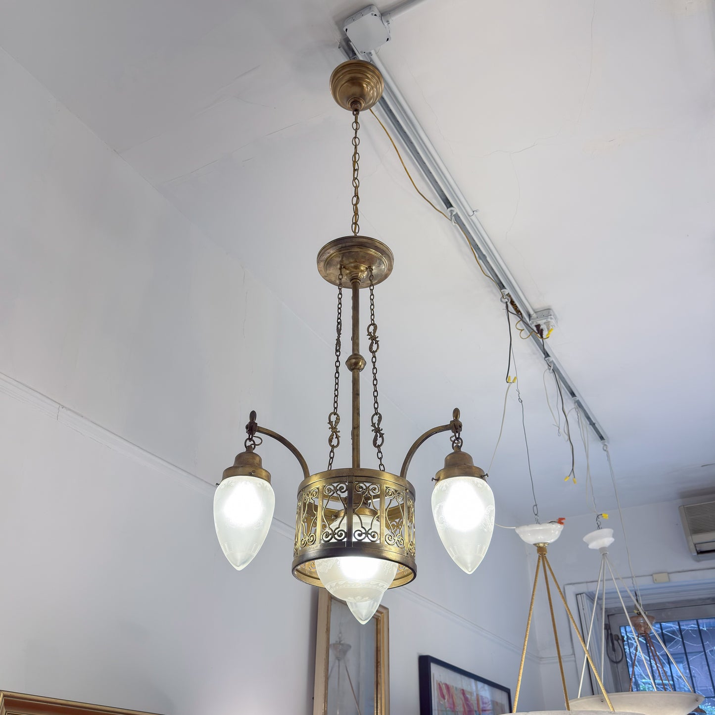 Art Nouveau Light Fixture