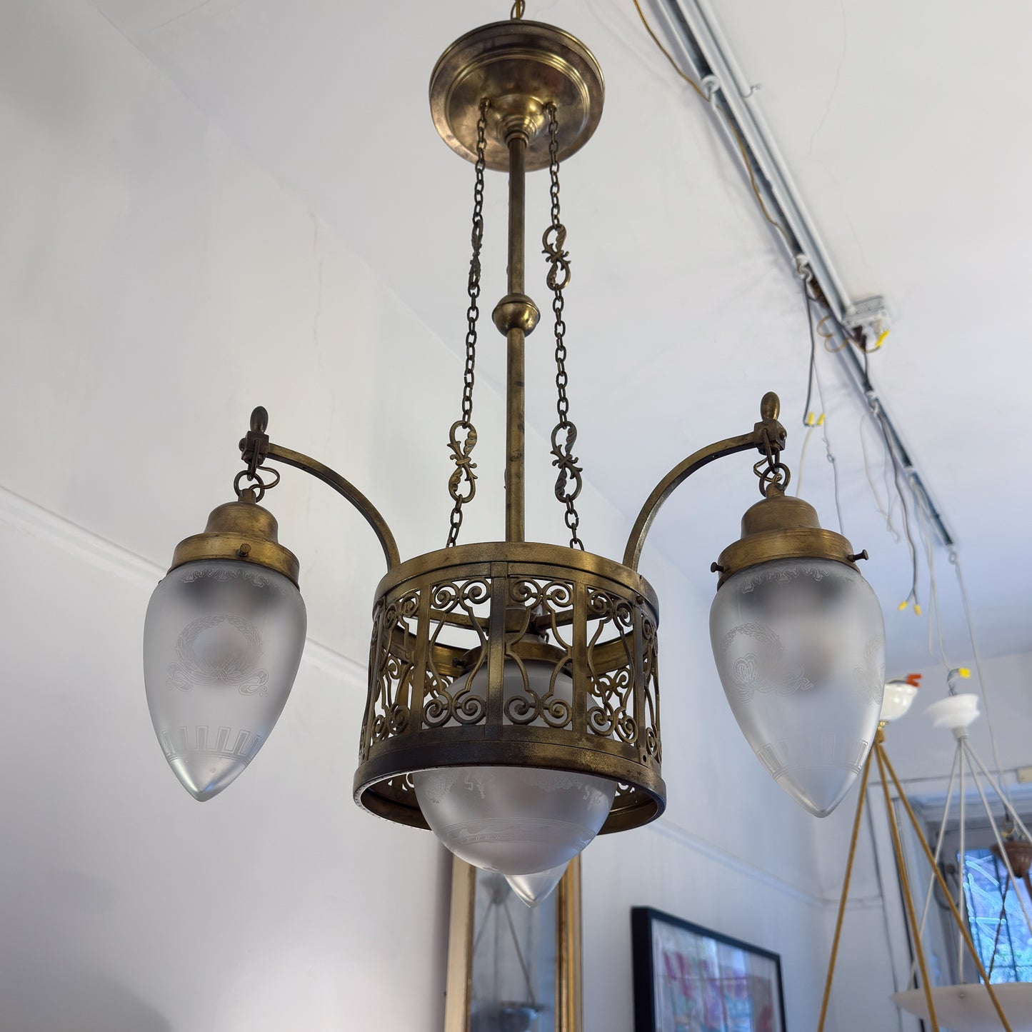 Art Nouveau Light Fixture