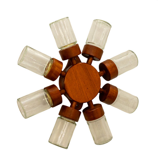 Swedish Mid Century Rotating Spice Rack