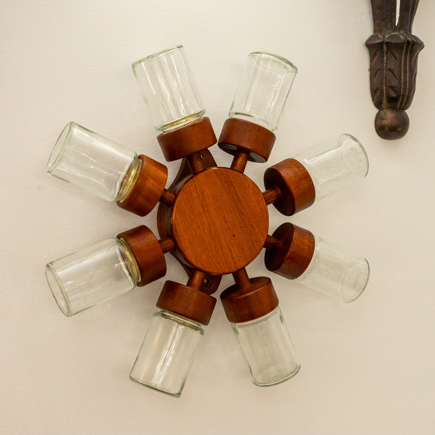 Swedish Mid Century Rotating Spice Rack