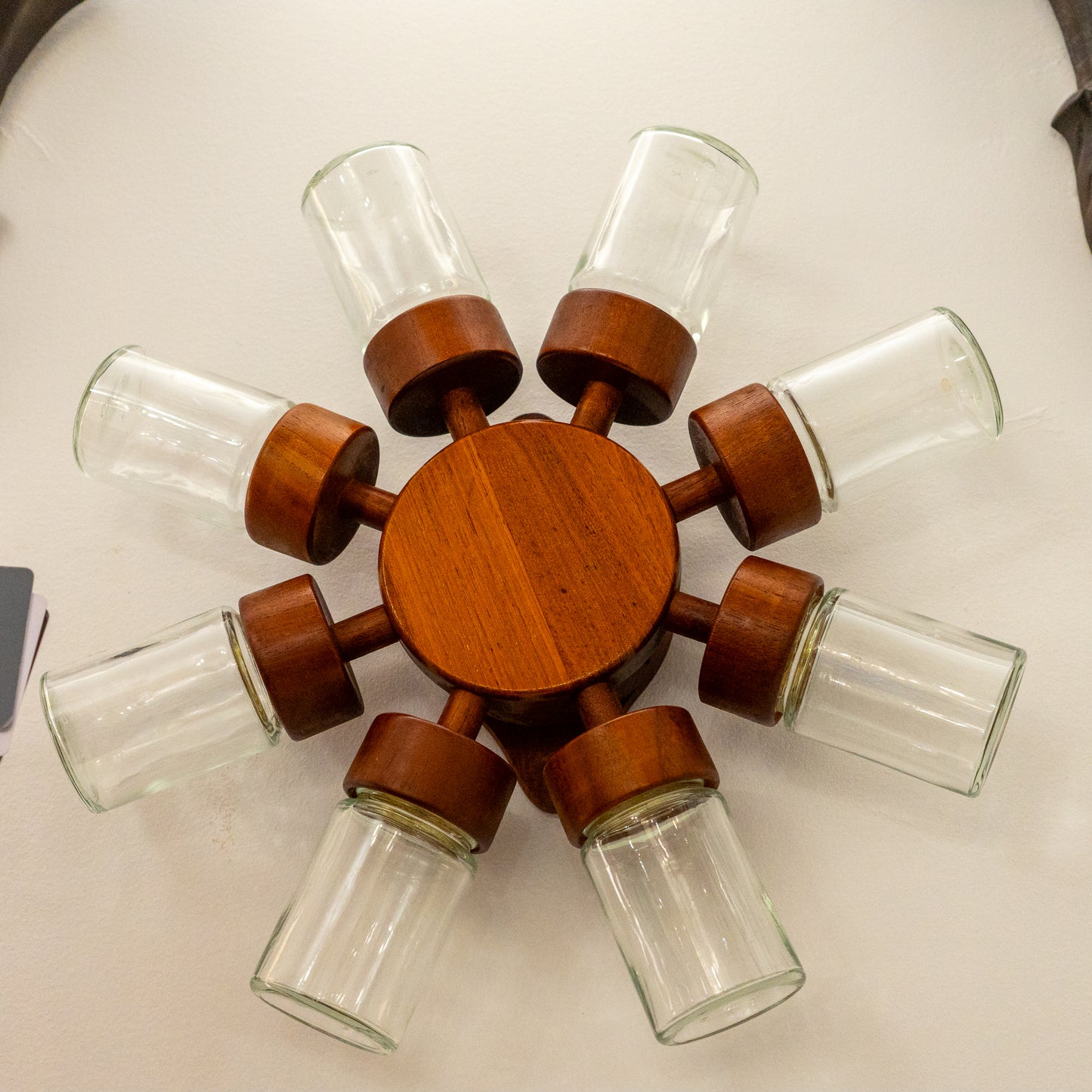 Swedish Mid Century Rotating Spice Rack