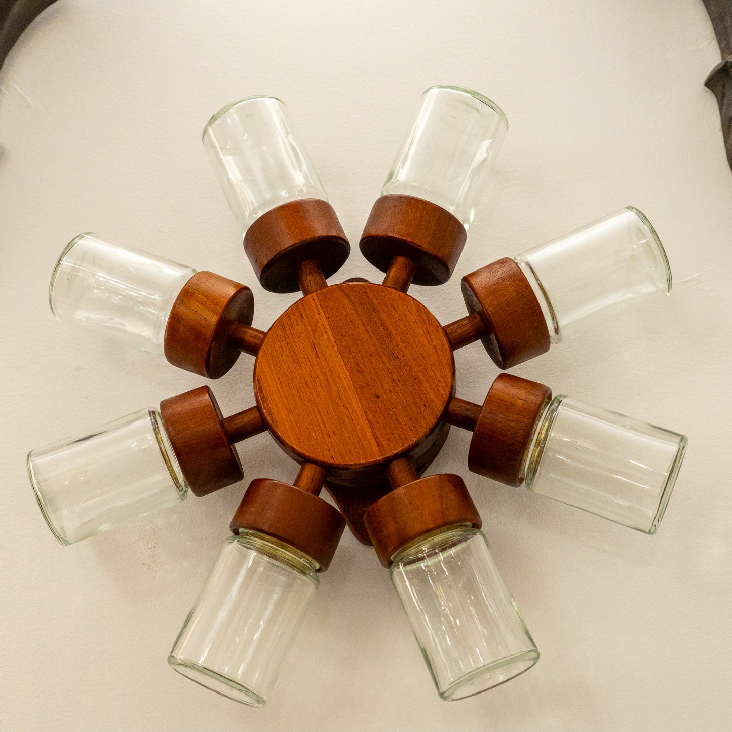 Swedish Mid Century Rotating Spice Rack