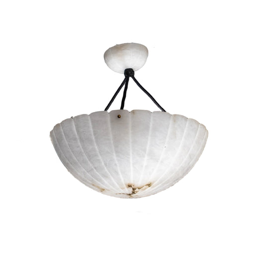 Art Deco Alabaster Light Fixture