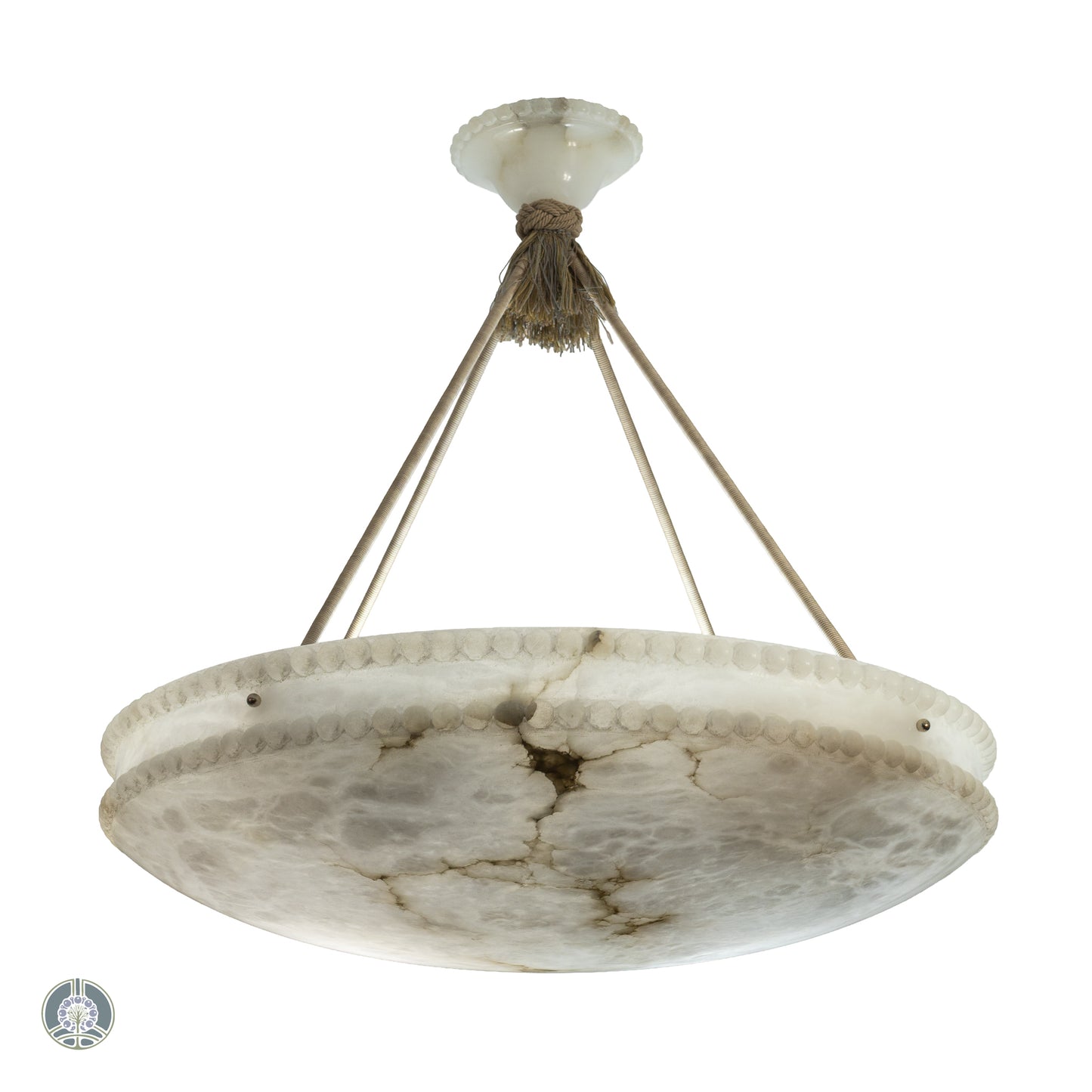 Double Beaded Alabaster Fixture
