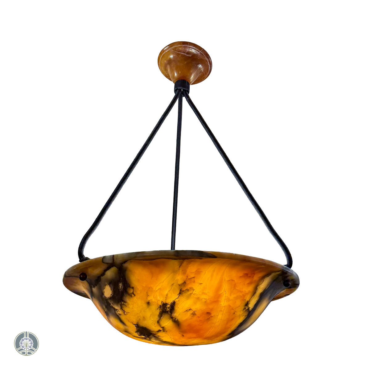 Stormy Alabaster Fixture, Sweden 1910