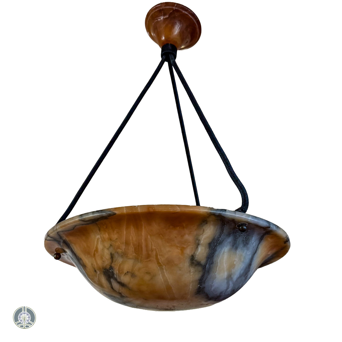 Stormy Alabaster Fixture, Sweden 1910