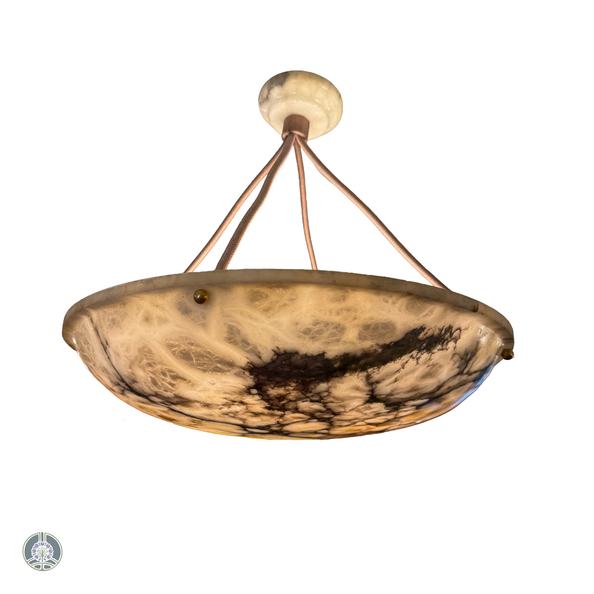 Art Nouveau Period Alabaster Light Fixture