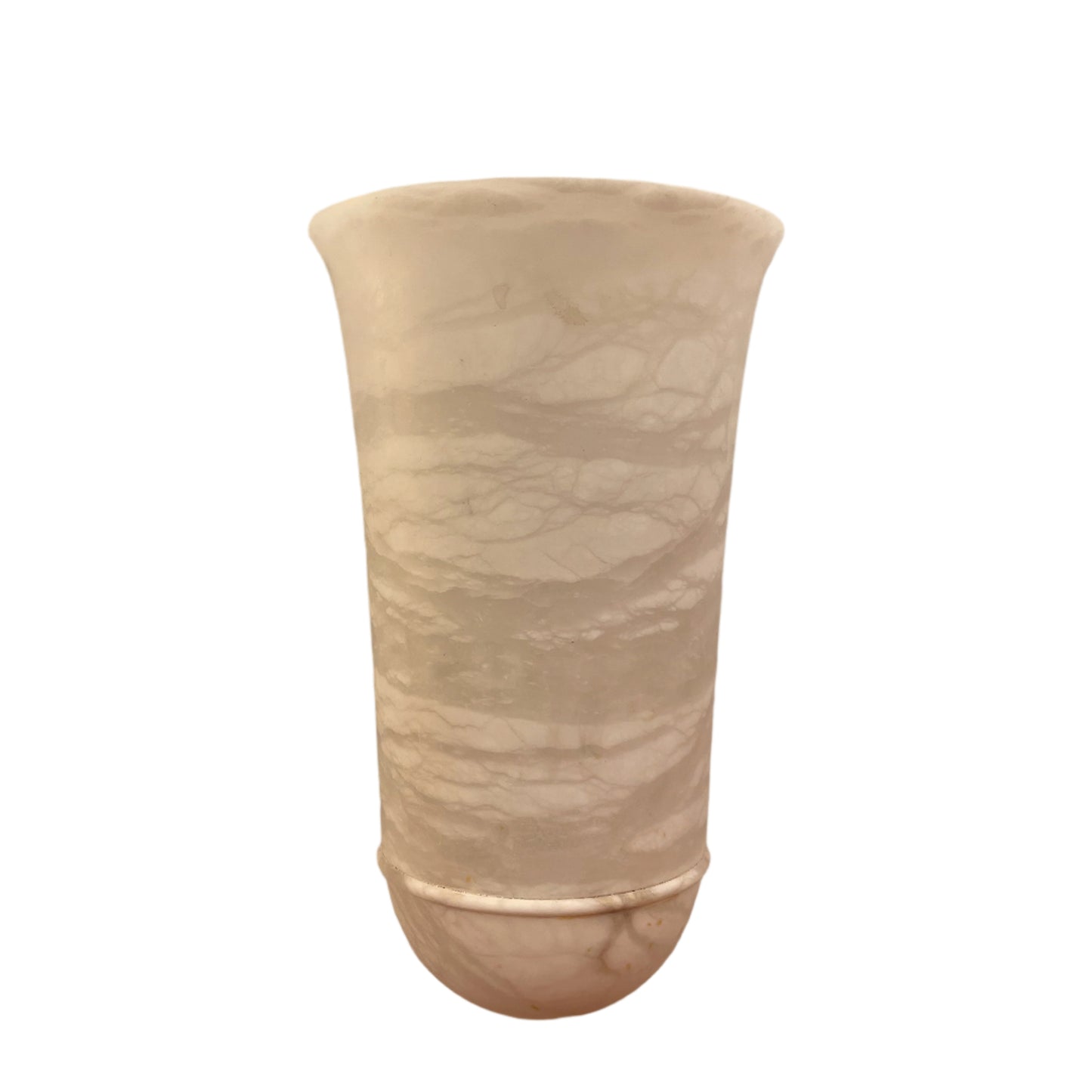 A Pair of Classic Alabaster Wall Sconces