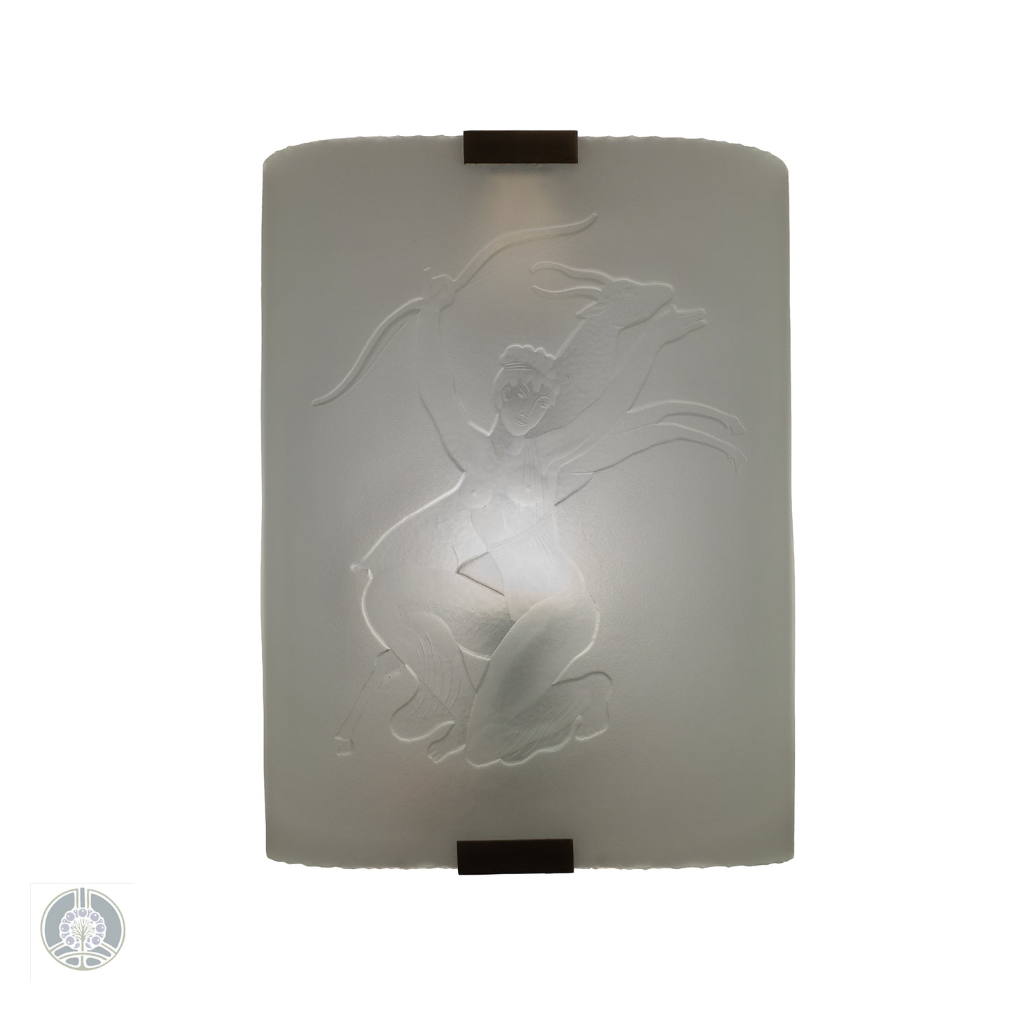 Art Deco Glass Wall Sconce