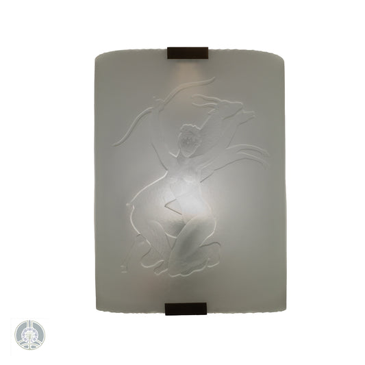 Art Deco Glass Wall Sconce
