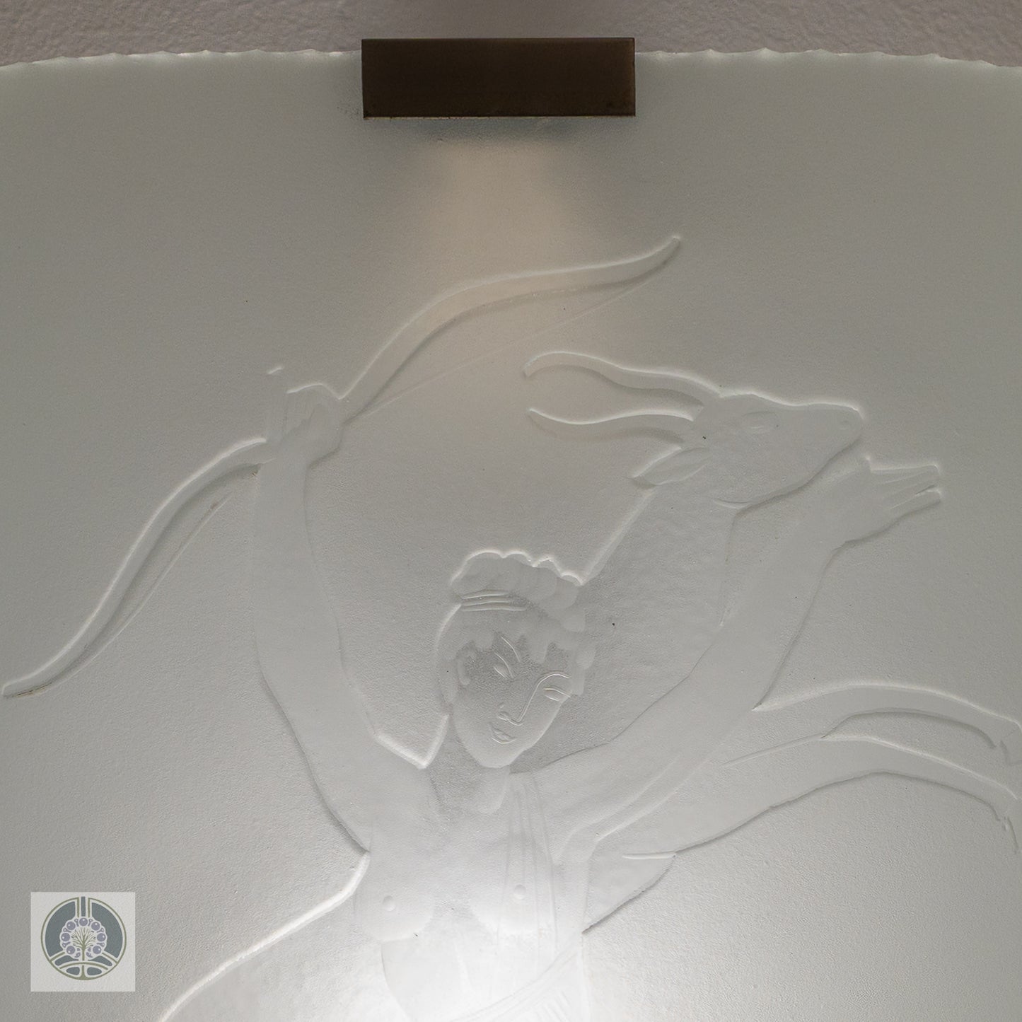 Art Deco Glass Wall Sconce