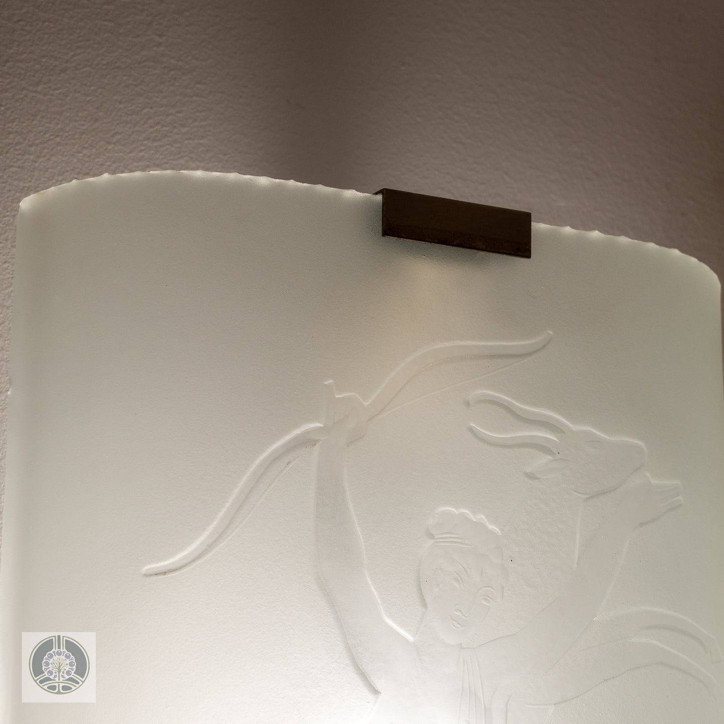 Art Deco Glass Wall Sconce