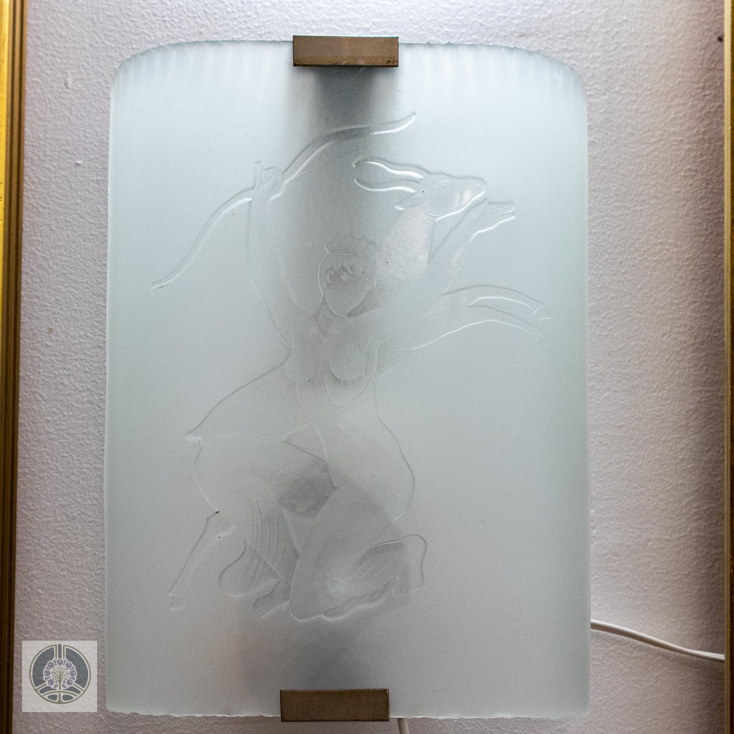 Art Deco Glass Wall Sconce