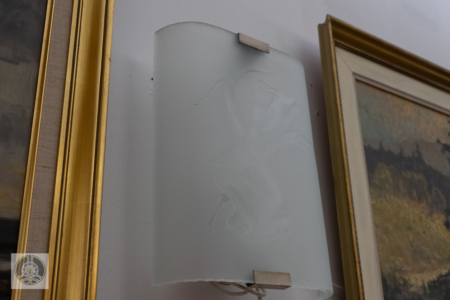 Art Deco Glass Wall Sconce