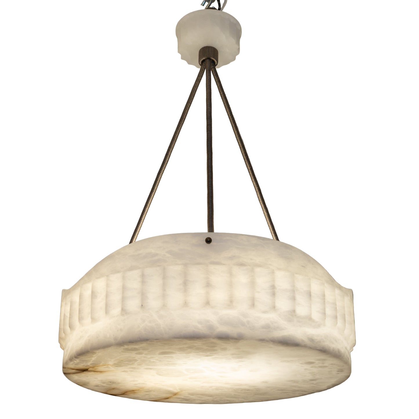 Art Deco Alabaster Light Fixture