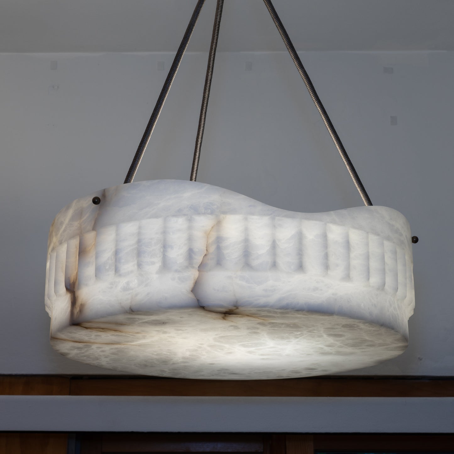Art Deco Alabaster Light Fixture
