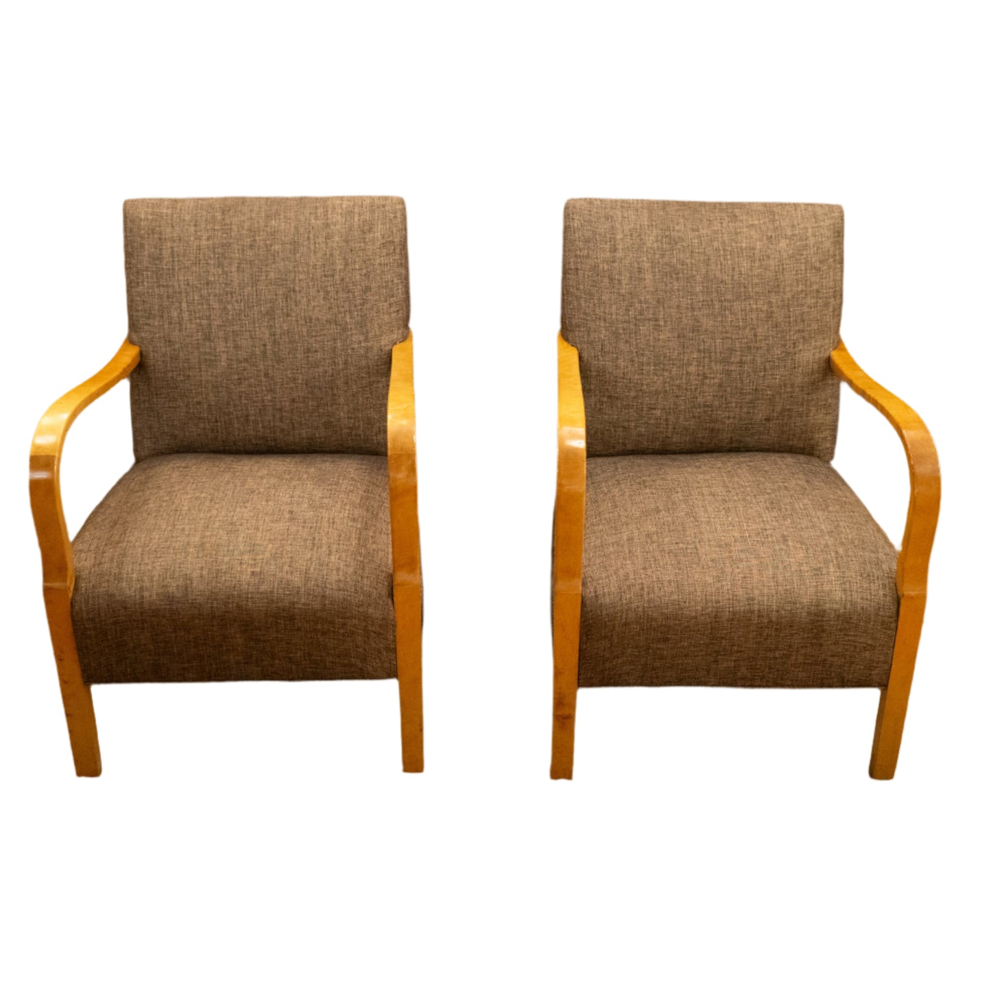 Bentwood Art Deco Club Chairs