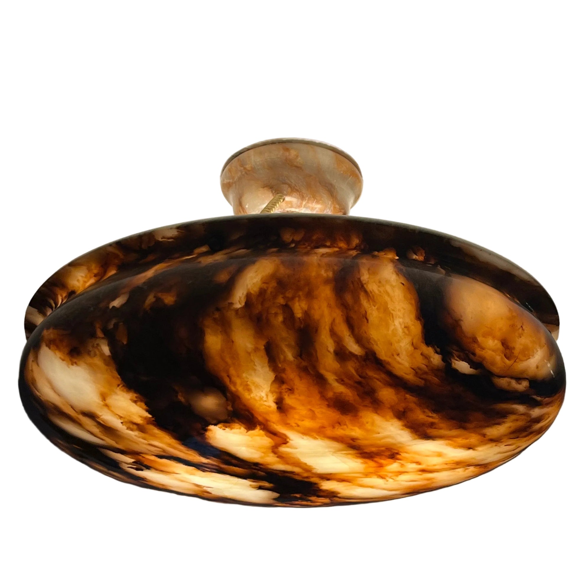 Alabaster ceiling pendant
