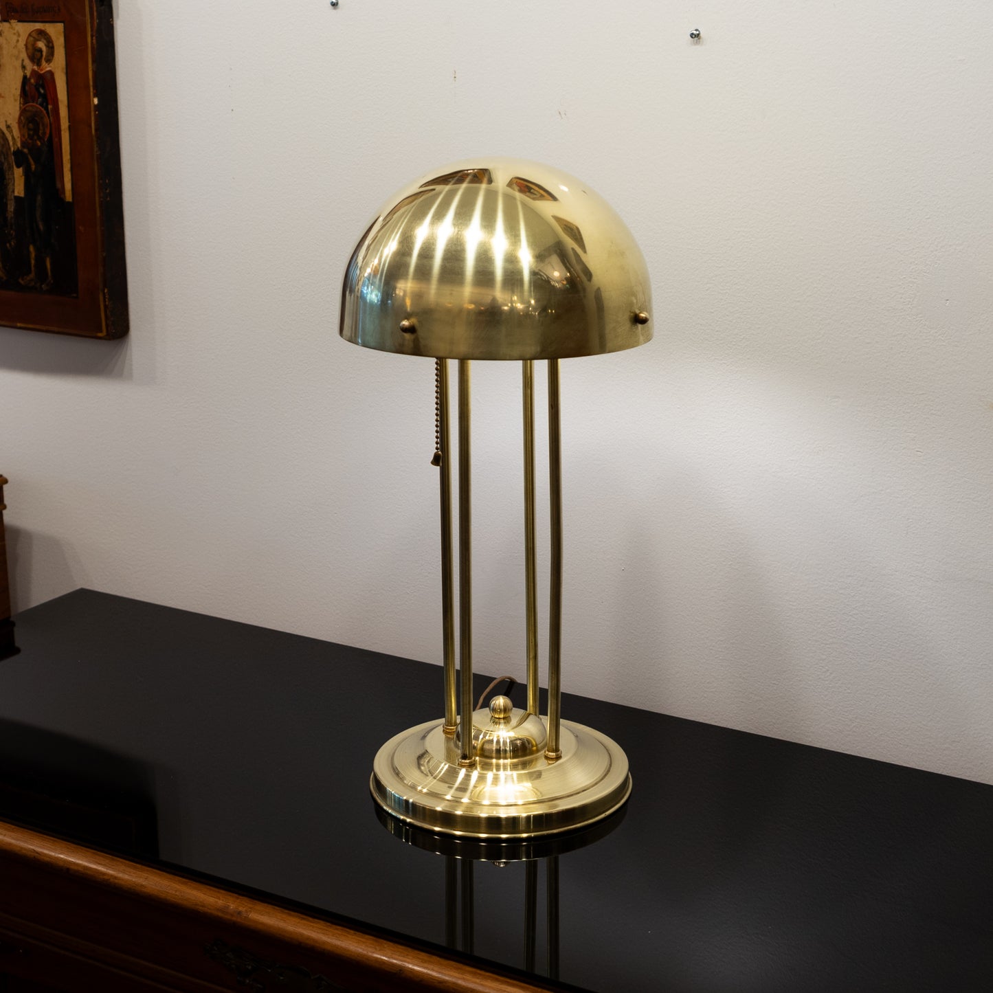 Haus Henneberg Brass Table Lamp, Austria