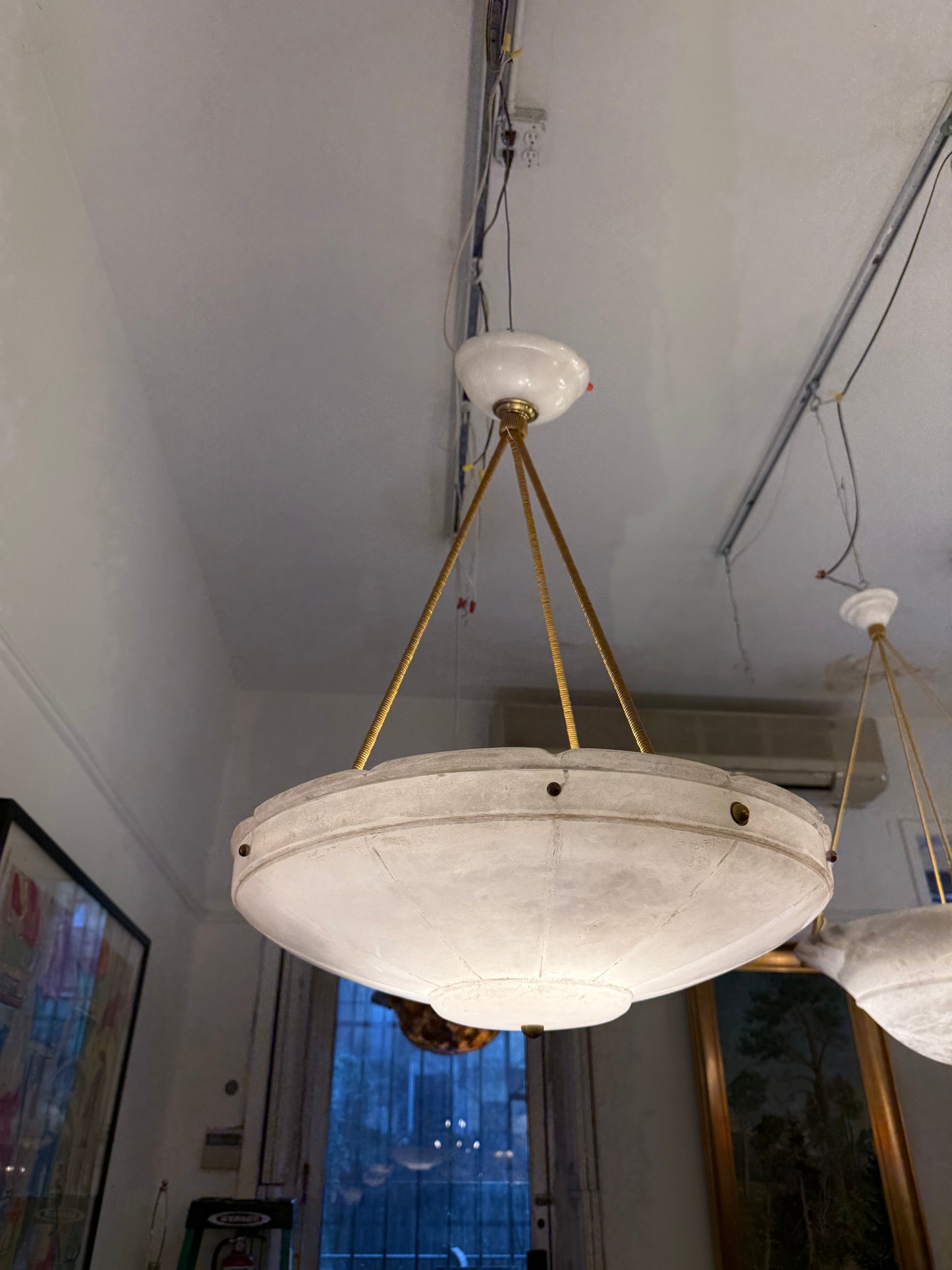 Neoclassical Alabaster Fixture