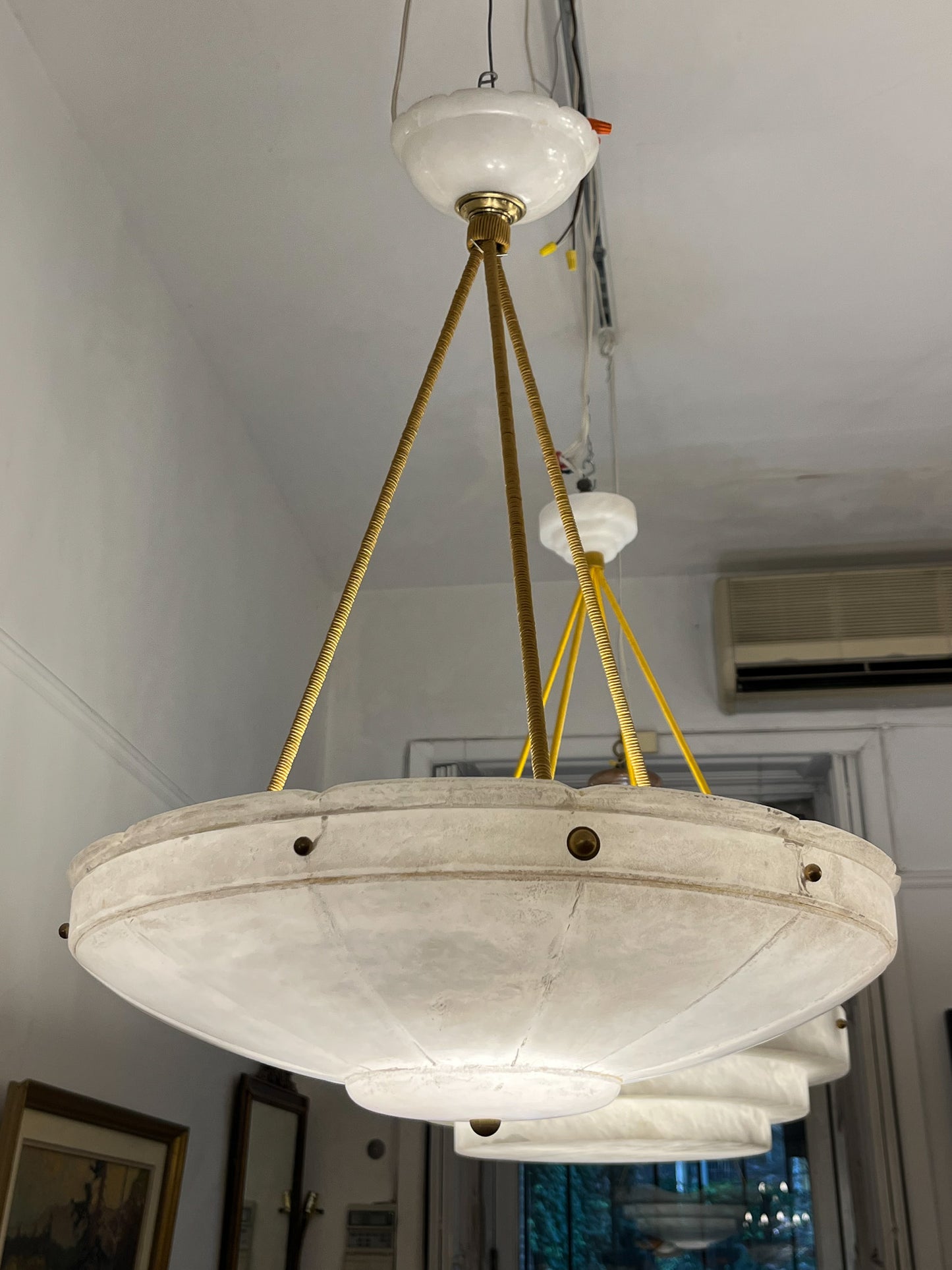 Neoclassical Alabaster Fixture