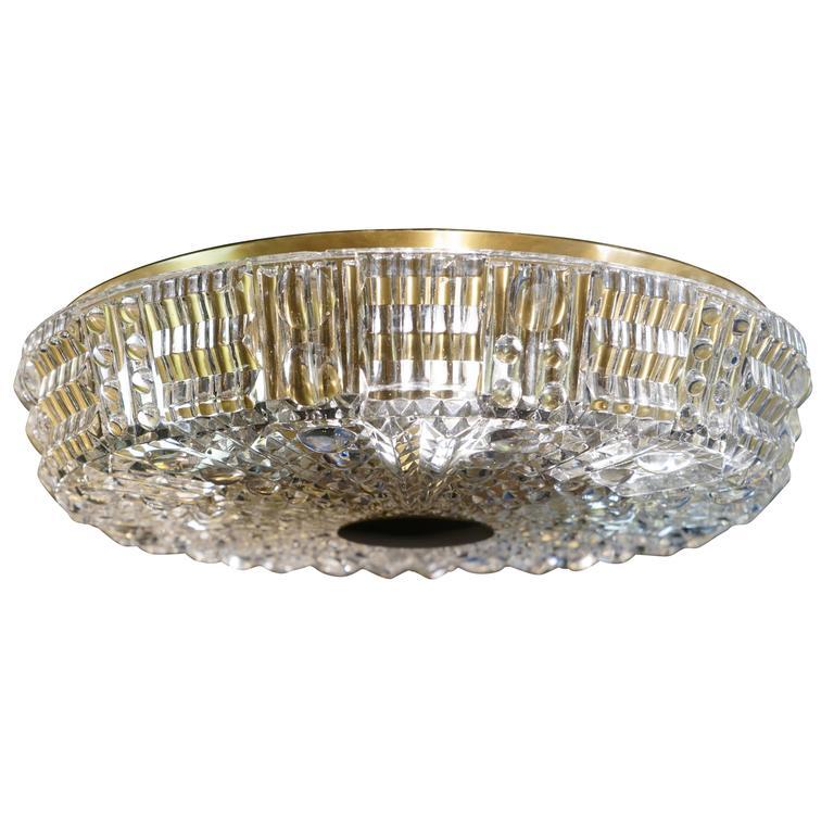 Orrefors Light Fixture, Sweden 1950.