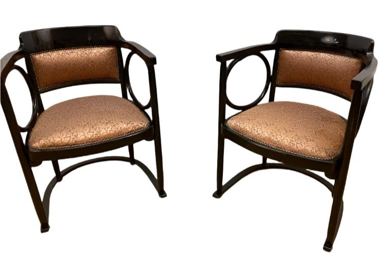 Rare, Josef Hoffmann Salon Suite Designed for the Cafe Fledermaus, Vienna